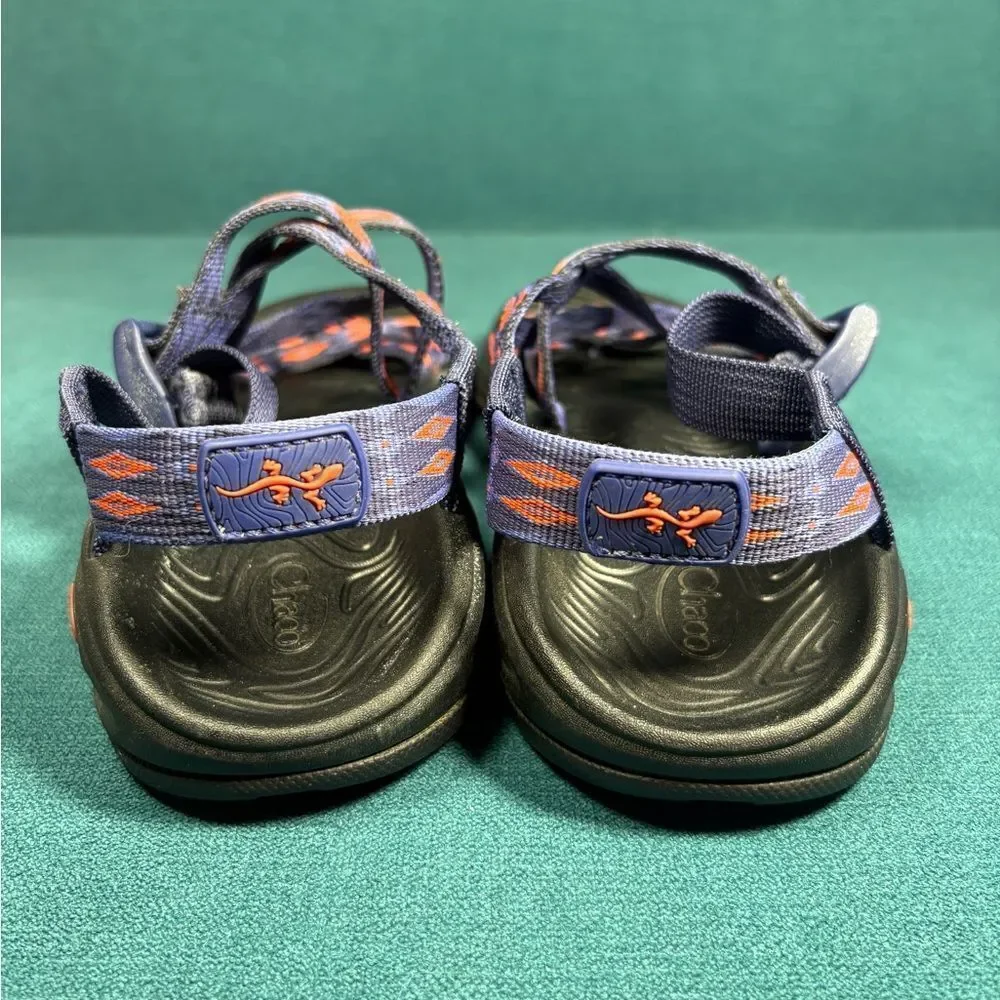 Chaco Zvolv X2 Blue Purple Orange Hiking Sandal Toe Loop Braided Trail Womens 6